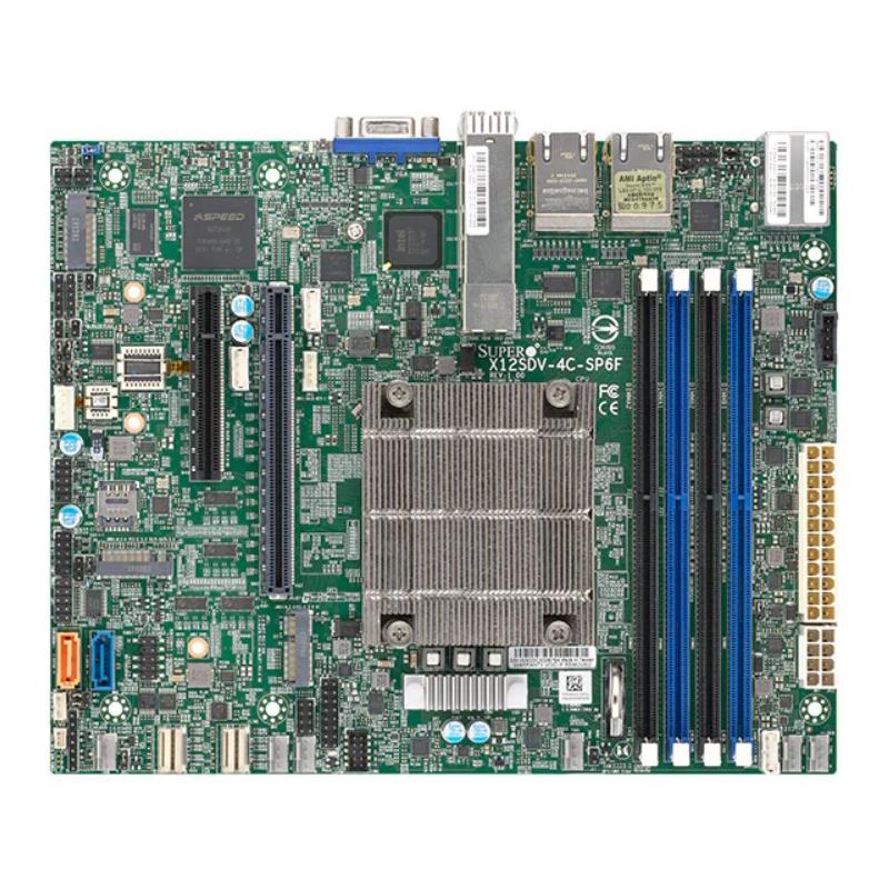 Supermicro SYS-E300-12D-8CN6P IoT Server Mini-1U Barebone Embedded Intel Xeon D-1736NT Processor