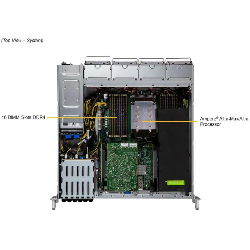Supermicro ARS-210ME-FNR MegaDC 2U Barebone Single Ampere Altra and Ampere Altra Max Processors