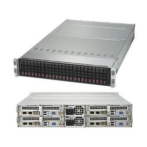 Server Rackmount 2U with Four Systems (Nodes) - Per Node : Socket 2011 R3 for Dual Intel Xeon E5-2600 v4/v3 family processors