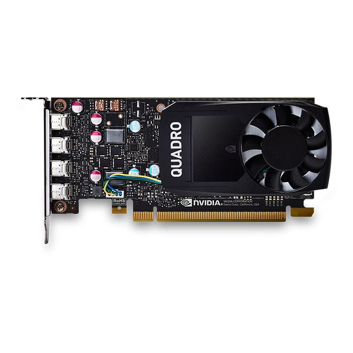 NVIDIA PNY Quadro P600 2GB GDDR5 PCIe 3.0 - Active Cooling