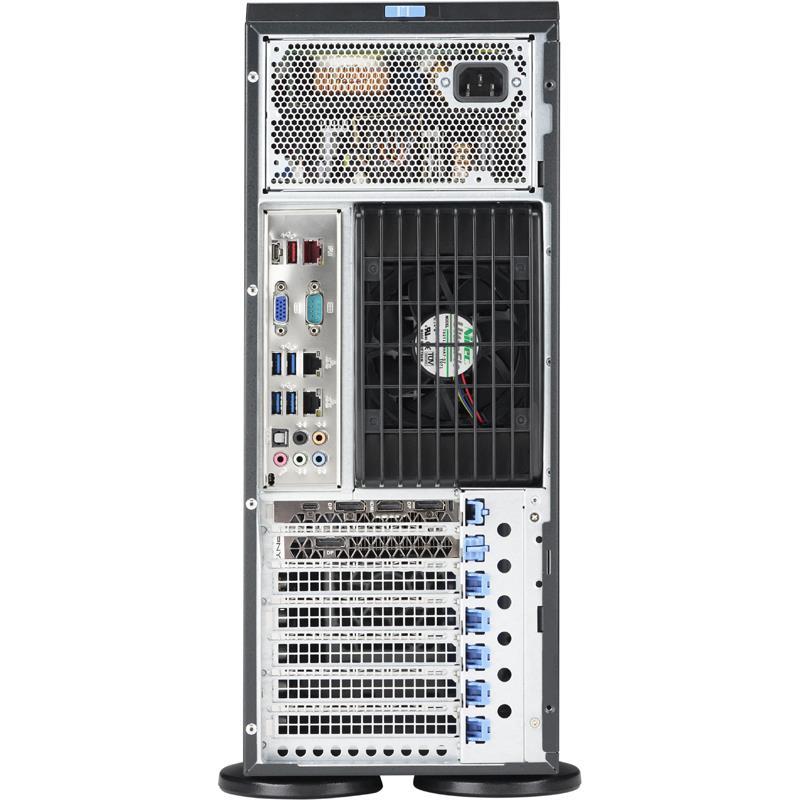 Barebone Tower for single Xeon Scalable Gen.2 Processor. Up to 3TB DDR4-2933MHz memory in 12 DIMM slots. 8x SATA3 ports with RAID support