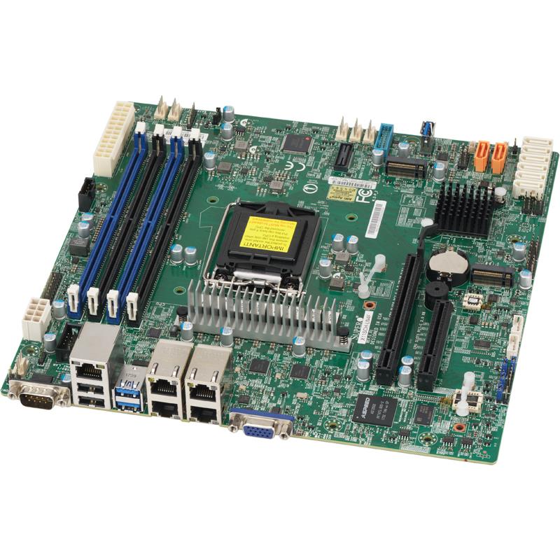 Supermicro X11SCH-LN4F Motherboard Micro-ATX Single Socket (LGA 1151) for Intel 8th Gen. Core and Intel Xeon E-2200 Series Processors