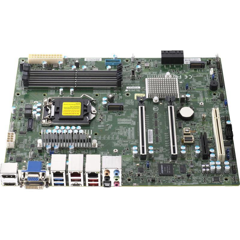 Supermicro X12STH-F Micro-ATX Server Motherboard C256 LGA-1200, Daul LAN  1GbE
