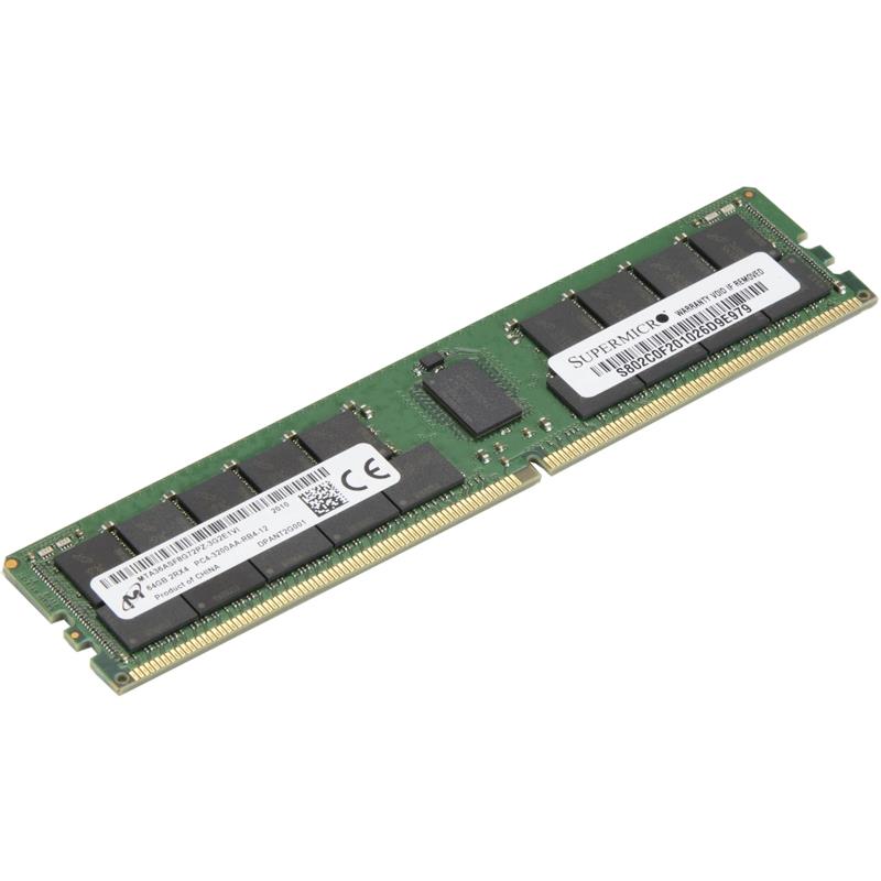 Micron MTA36ASF8G72PZ-3G2E1 Memory 64GB DDR4 3200MHz RDIMM - MEM