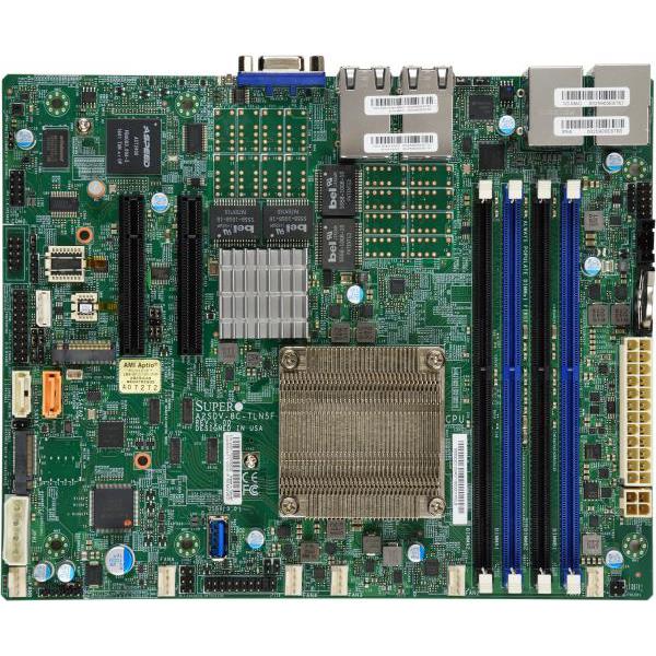 Supermicro SYS-5019A-FN5T 1U Barebone Intel Atom C3958 Processor Up to 256GB RDIMM SATA3 Quad 10GbE