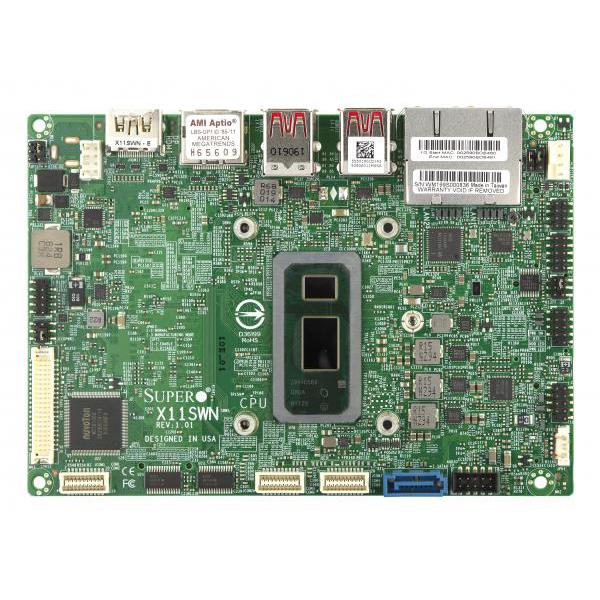 Supermicro SYS-E100-9W-IA-C 3.5in SBC Single Intel Celeron 4305UE Processor Up to 64GB SATA Single LAN with Intel I210IT