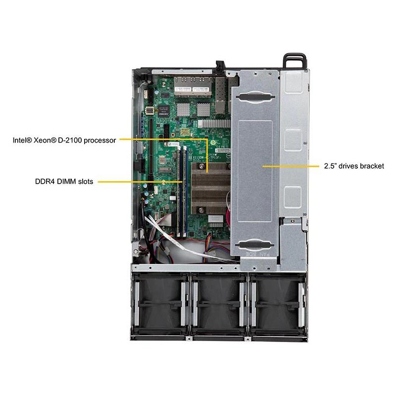 Supermicro SYS-E403-9D-4C-FRN13+ Compact Embedded Intel Processor Barebone