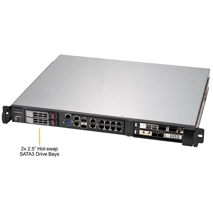 Supermicro SYS-1019D-FHN13TP Compact Embedded Intel Processor Barebone
