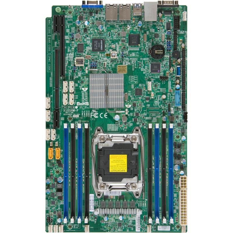 Barebone 2U for Xeon E5-2600 / 1600 v3, Up to 512GB DDR4,  SATA3, 2 Gigabit LAN,  VGA, 8x 3.5in SATA3 HDD bays, 500W Power Supply