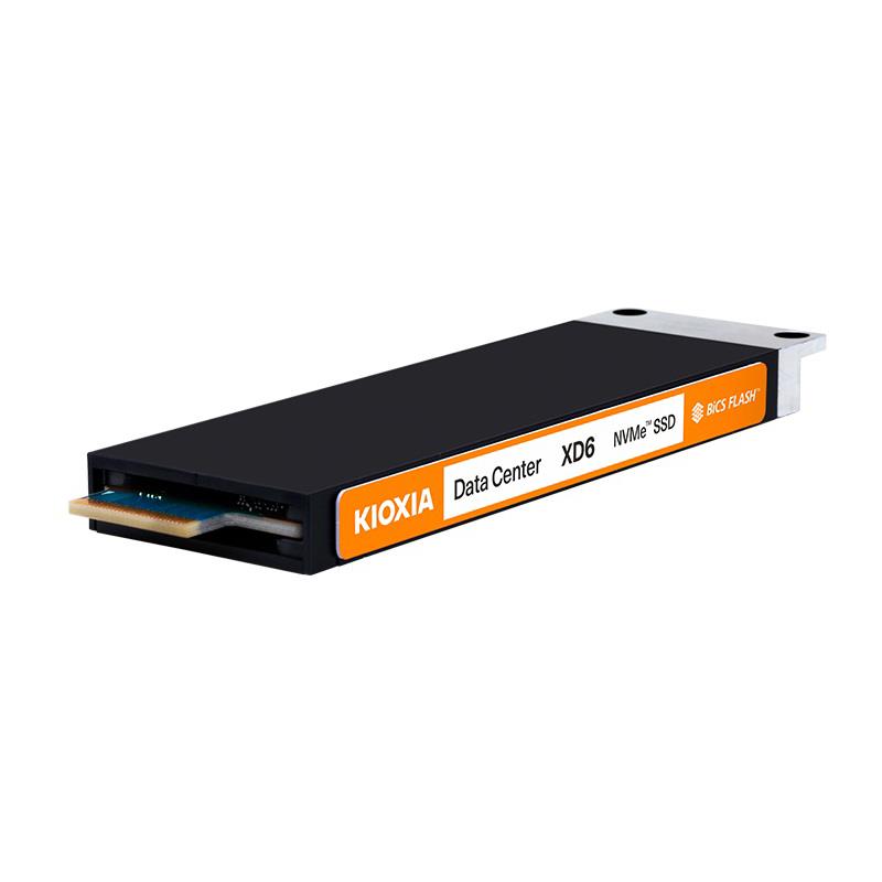 Kioxia KXD6CRJJ1T92 Hard Drive 1.92TB SSD NVMe PCIe 4.0, NVMe 1.3c E1.S 9.5mm SED - XD6 Series