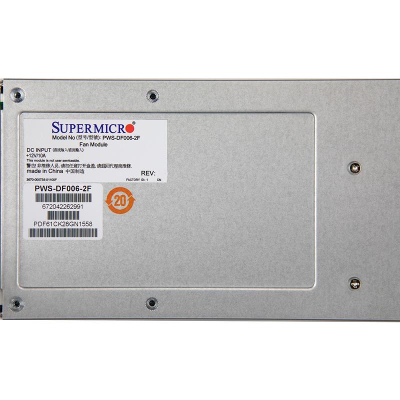 Supermicro PWS-DF006-2F Redundant Fan Tray Module Compatible with Up to 8 Module Server and B1DRI