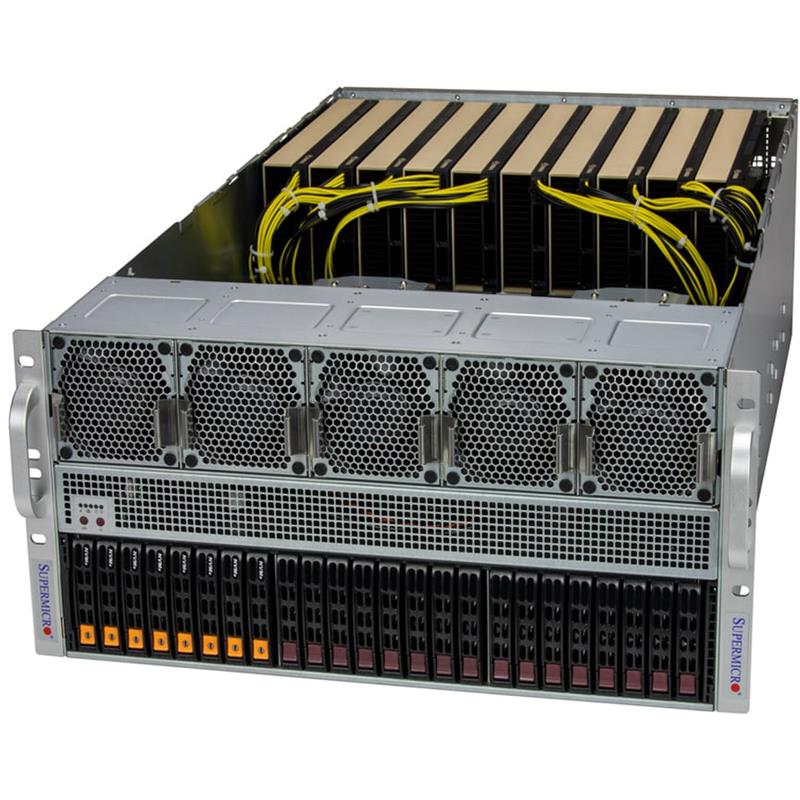 Supermicro SYS-521GE-TNRT GPU 5U Barebone Dual Intel Xeon Scalable Processors 5th and 4th Generation