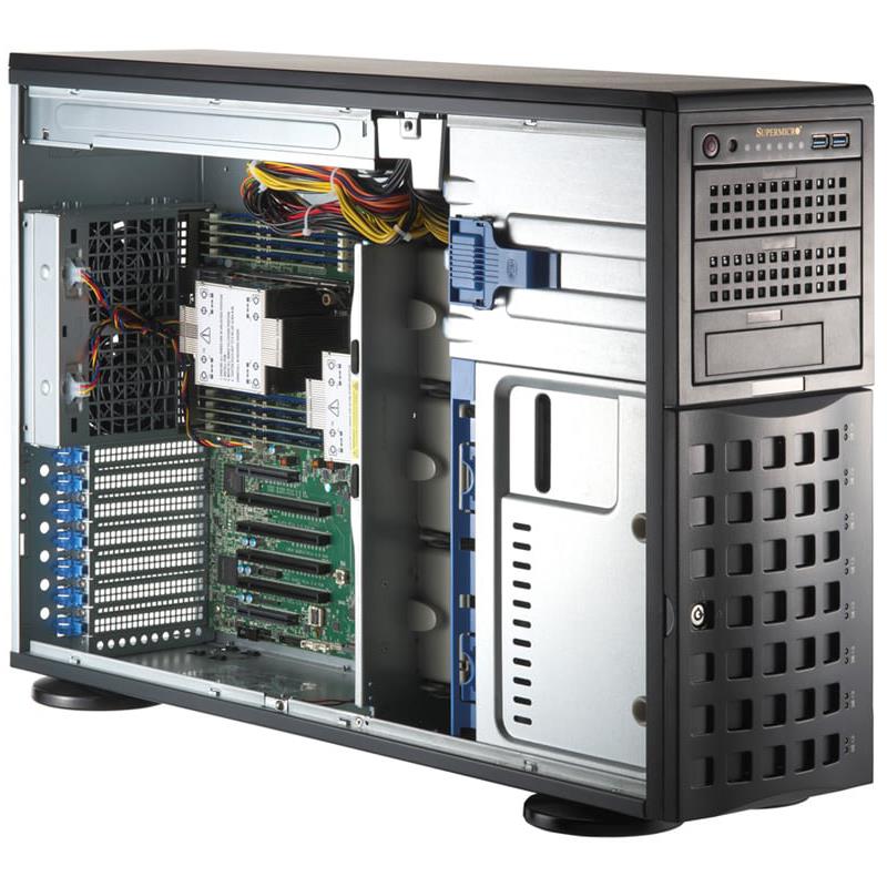 Supermicro SYS-741P-TR Mainstream Tower/4U Dual Intel Xeon Scalable Processors 5th and 4th Generation