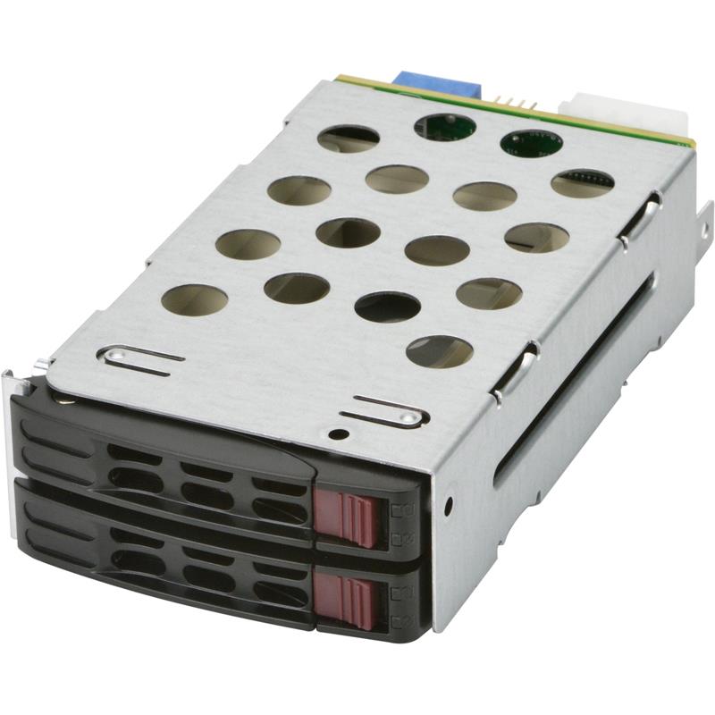 Supermicro MCP-220-82616-0N Dual 2.5in Hot-Swappable Rear Drive Kit Compatible with Various Supermicro Chassis