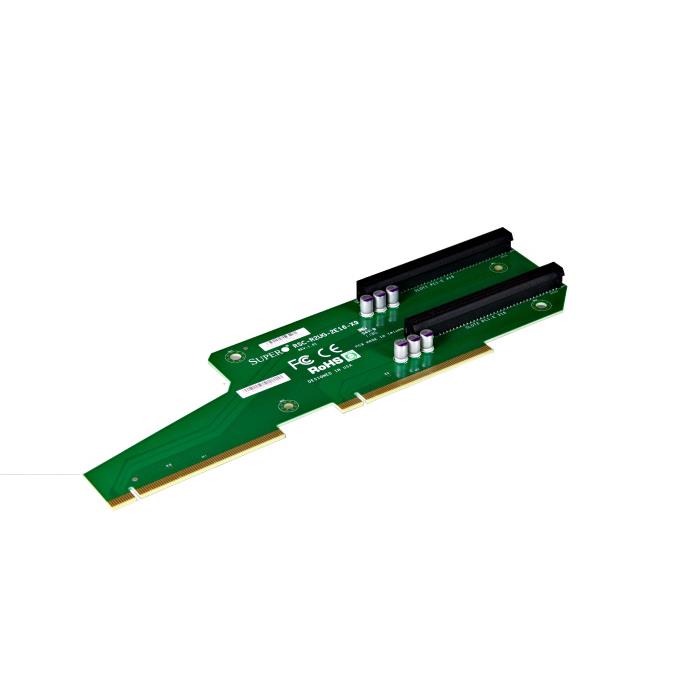 Supermicro RSC-R2UG-2E16-X9 2U LHS Riser Card -Gen2/Gen3/GPU Support