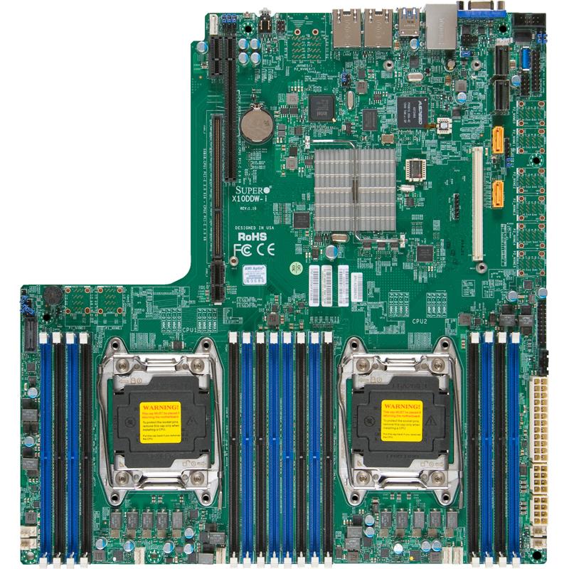 Supermicro X10DDW-i Motherboard S-2011 R3 for 2x E5-2600 v3