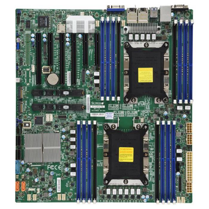 Supermicro X11DPH-TQ Motherboard ATX Intel C627 Chipset Dual Socket P (LGA 3647) for Intel Xeon Scalable Processors Gen.2