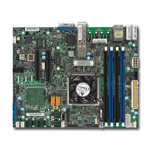 Supermicro X10SDV-4C+-TP4F Motherboard Mini-ITX SoC Intel Xeon D-1518 2.2GHz 4-Core, Single Socket FCBGA 1667    