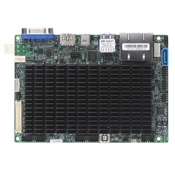 Supermicro X11SAN Motherboard 3.5in SBC with Intel Processor N4200 (Pentium Apollo Lake, 2.5GHz, 4-Core) Socket FCBGA1296 supported  