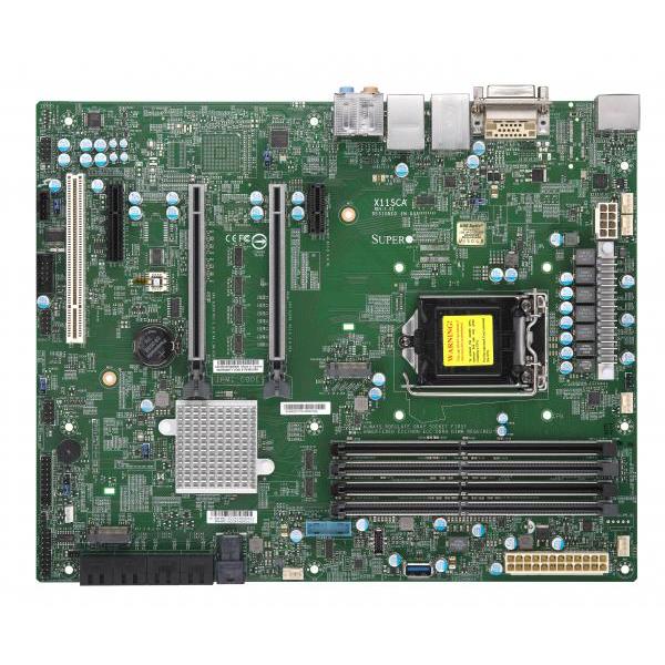 Supermicro X11SCA Motherboard ATX Single Socket H4 (LGA 1151) for Intel 8th/9th Gen. Core and Intel Xeon E Series Processors