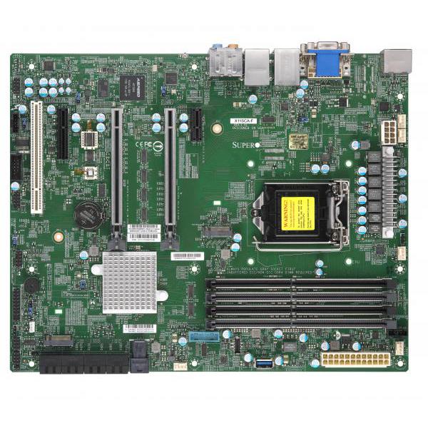 Supermicro X11SCA-F Motherboard ATX Single Socket H4 (LGA 1151) for Intel 8th/9th Gen. Core and Intel Xeon E Series Processors