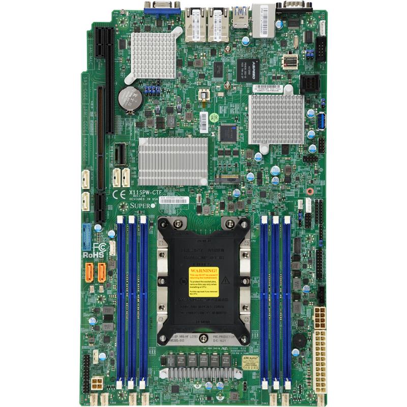 Supermicro X11SPW-CTF-O Motherboard Proprietary WIO Intel Xeon Processor Scalable Gen.2 Family Intel C622 chipset Single Socket P