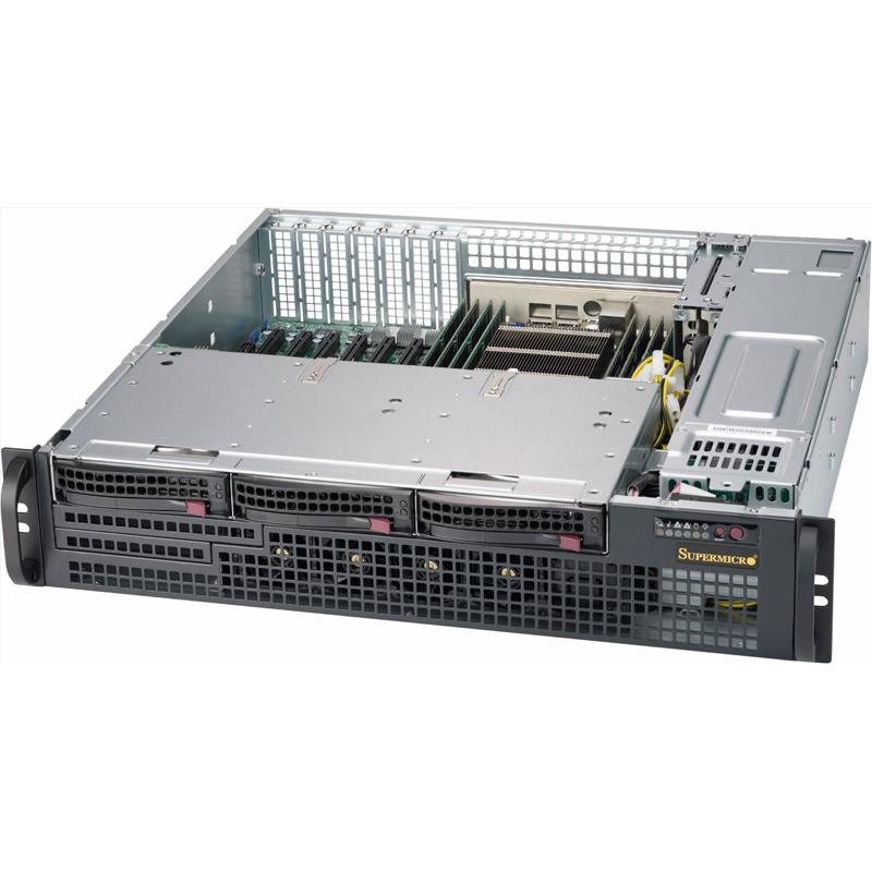 Supermicro CSE-825MBTQC-R802LPB Server Chassis 2U Rackmount