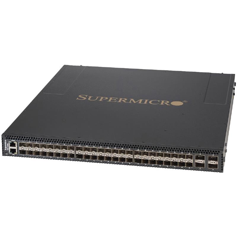 Supermicro SSE-G3648BR 48-port x 1Gbps Layer 2/3 RJ45 Ethernet Switch and 4-port 10Gbps Ethernet SFP+ uplinks