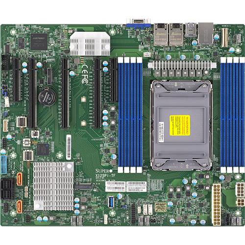 Supermicro X12SPI-TF Motherboard ATX Single Socket LGA-4189 (Socket P+) for 3rd Gen Intel Xeon Scalable processors