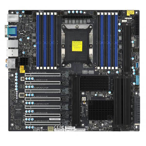 Supermicro X11SPA-TF Motherboard E-ATX Single Socket P (LGA-3647) for Intel Xeon Scalable Processor