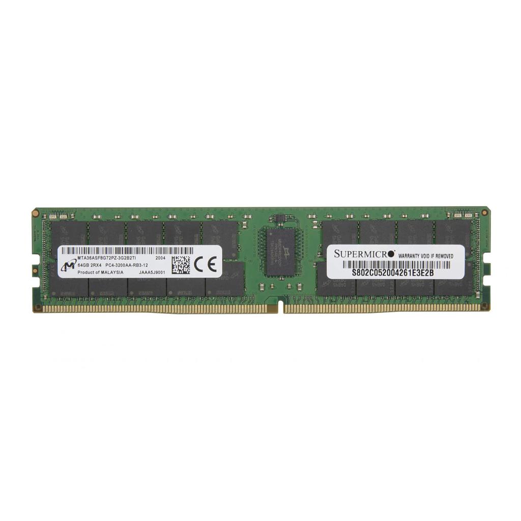 Micron MTA18ASF4G72PDZ-3G2E1 Memory 32GB DDR4 3200MHz RDIMM - MEM-DR432L-CL05-ER32