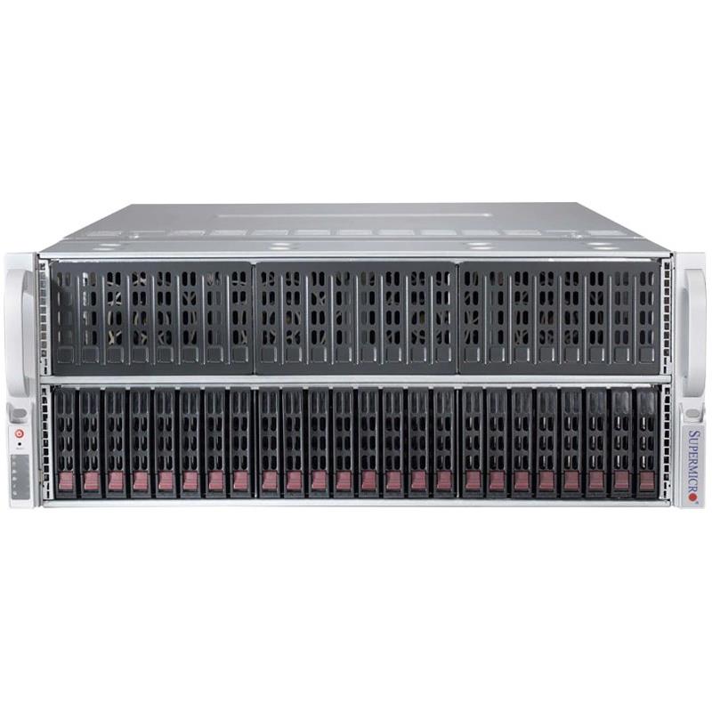 Supermicro SYS-4048B-TRFT 4U Barebone Quad Intel Xeon E7-8800 Processor Up to 6TB SATA2, SAS, SATA3 Intel X540 Dual Port 10GBase-T