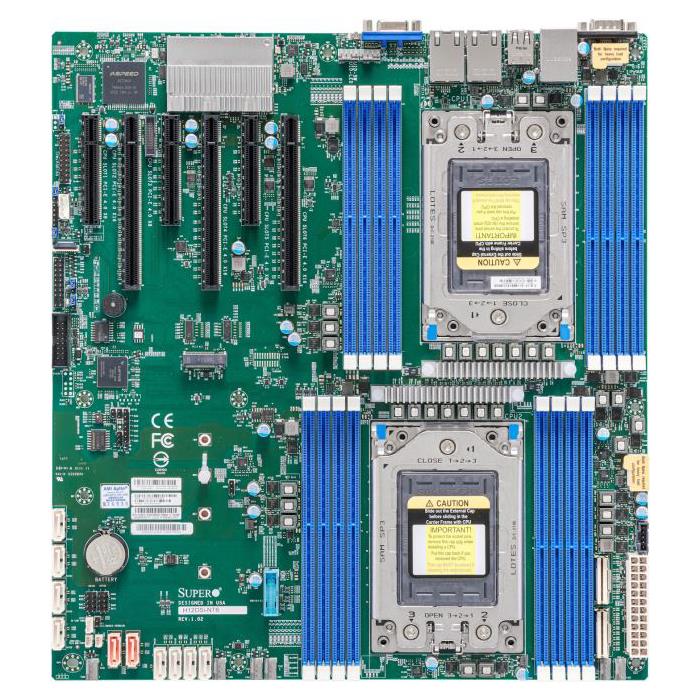 Supermicro H12DSI-NT6 Motherboard E-ATX Socket SP3 Dual AMD EPYC 7003/7002