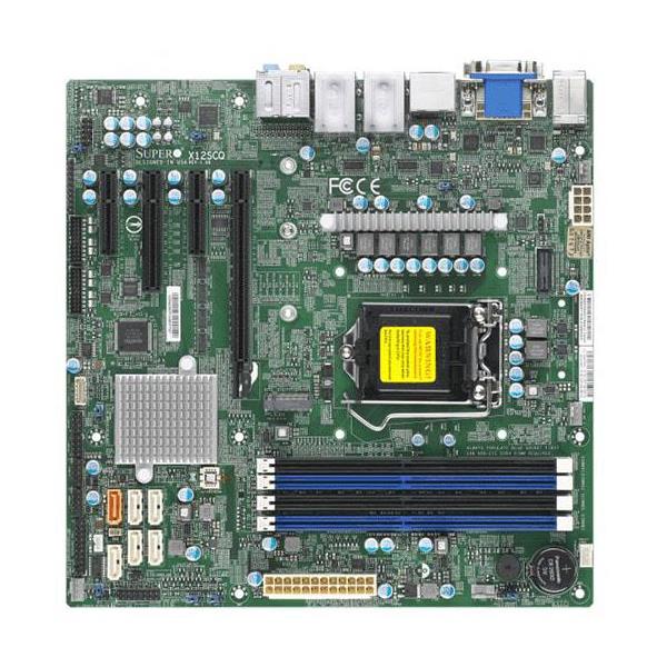 Supermicro X12SCQ Motherboard Micro-ATX Single Socket LGA-1200 for 10th Gen Intel Core Processors, Up to 128GB, SATA3 RAID, 2x Gigabit LAN Ports