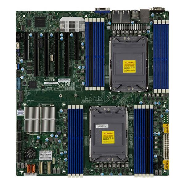 Supermicro X12DPI-NT6 Motherboard E-ATX Dual Socket LGA-4189 (Socket P+) Intel Xeon Scalable Processors 3rd Generation