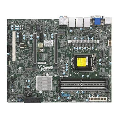 Supermicro X12SCA-5F Motherboard ATX Single Socket LGA-1200 (Socket H5) for 11th Gen Intel Core i5/i7/i9, Intel Xeon W-1300 Processors