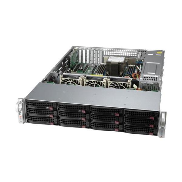 Supermicro SSG-520P-ACTR12L Storage UP 2U Barebone Single 3rd Gen Intel Xeon Scalable processors Up to 3TB RDIMM/LRDIMM/Intel DCPMM SATA3, SAS3, M.2 Dual 10GbE, IPMI LAN port