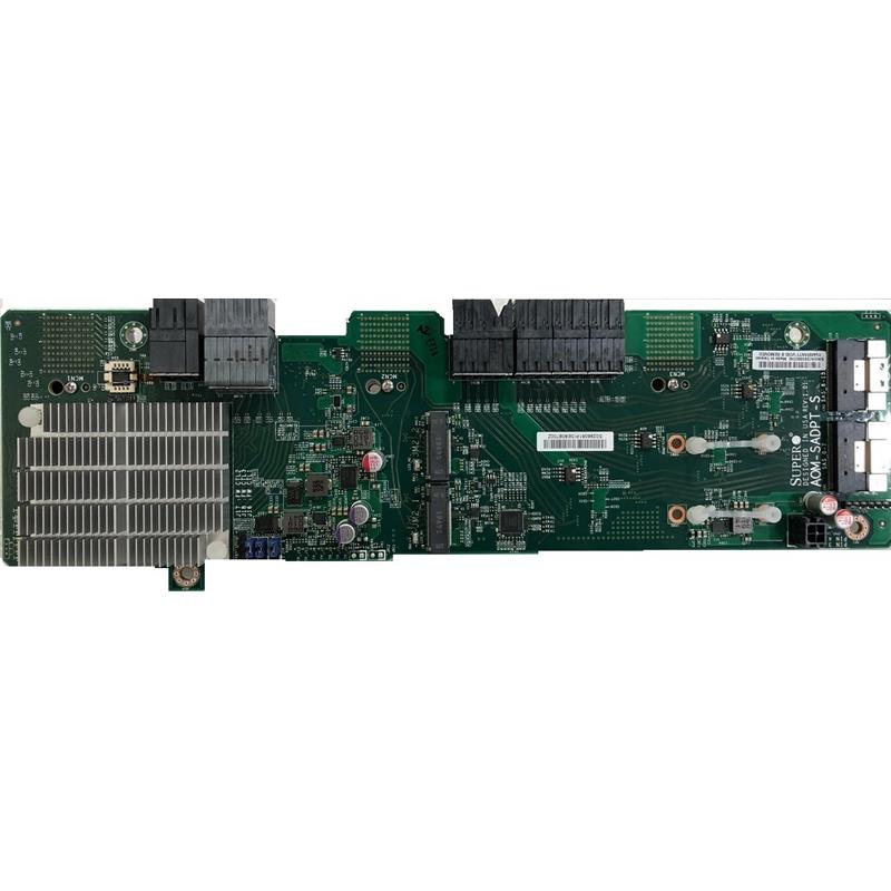 Supermicro AOM-SADPT-S Bypass card with PCI switch Two M.2 NVME Connectors