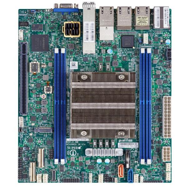 Supermicro X12SDV-8C-SPT8F Motherboard Micro-ATX Embedded Intel Xeon D-2733NT Processor