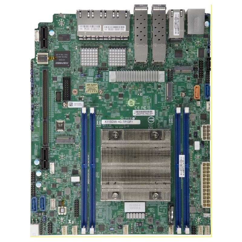 Supermicro X11SDW-4C-TP13F+ Motherboard Proprietary WIO Embedded Intel Xeon D-2123IT Processor