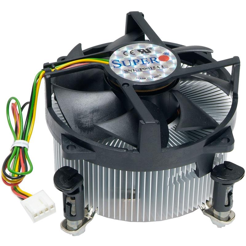 Supermicro SNK-P0015A4 2U 4-Wire Active CPU Heatsink for Supermicro Motherboards with Single LGA775 ZIF Socket