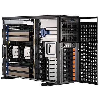 Supermicro SYS-741GE-TNRT GPU Tower Rackmount Dual Intel Xeon Scalable Processors 5th and 4th Generation