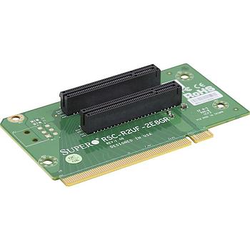 Supermicro RSC-R2UF-2E8GR 2U FatTwin Right-Side Passive Riser Card - 2x PCI-E x8 Signal and 2x PCI-E x8 Output