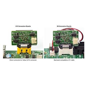 Supermicro SSD-DM032-SMCMVN1 SATA DOM 32GB SATA 6Gb/s Internal, 1DWPD - Plugs Into SATA Connector On Motherboard