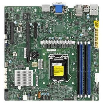 Supermicro X12SCZ-F Motherboard Micro ATX Single Socket LGA-1200 (Socket H5) Intel Xeon W-1200 Processors and Intel Core i9/Core i7/Core i5/Core i3 Processor 11th/10th Generation