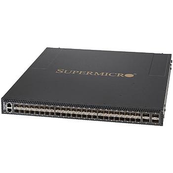 Supermicro SSE-G3648BR-SMCPL1G-2P 48-port 1Gbps Layer 2/3 RJ45 Ethernet Switch and 4-port 10Gbps Ethernet SFP+ uplinks