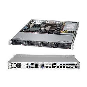 Supermicro SYS-6017B-MTF Mainstream DP 1U Barebone Dual Intel Xeon E5-2400 v2 Processors Up to 192GB R/LRDIMM SATA3, SATA2 Dual Gigabit Ethernet