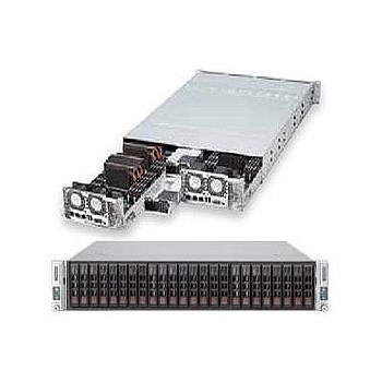 Supermicro SYS-2027TR-D70RF+ 2UTwin+ 2U Barebone Dual Intel Xeon E5-2600 v2 processors Up to 1TB LRDIMM SATA3, SATA2, SAS3 2 Gigabit Ethernet