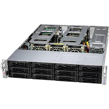 Supermicro SYS-621C-TN12R CloudDC 2U Barebone Dual Intel Xeon Scalable Processors 5th and 4th Generation